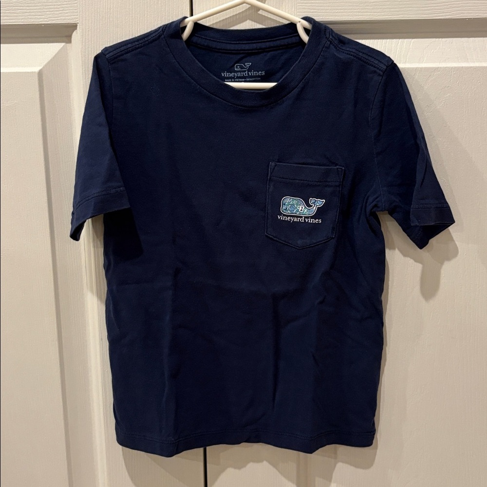 EUC Vineyard Vines Classic Navy Tee with Logo